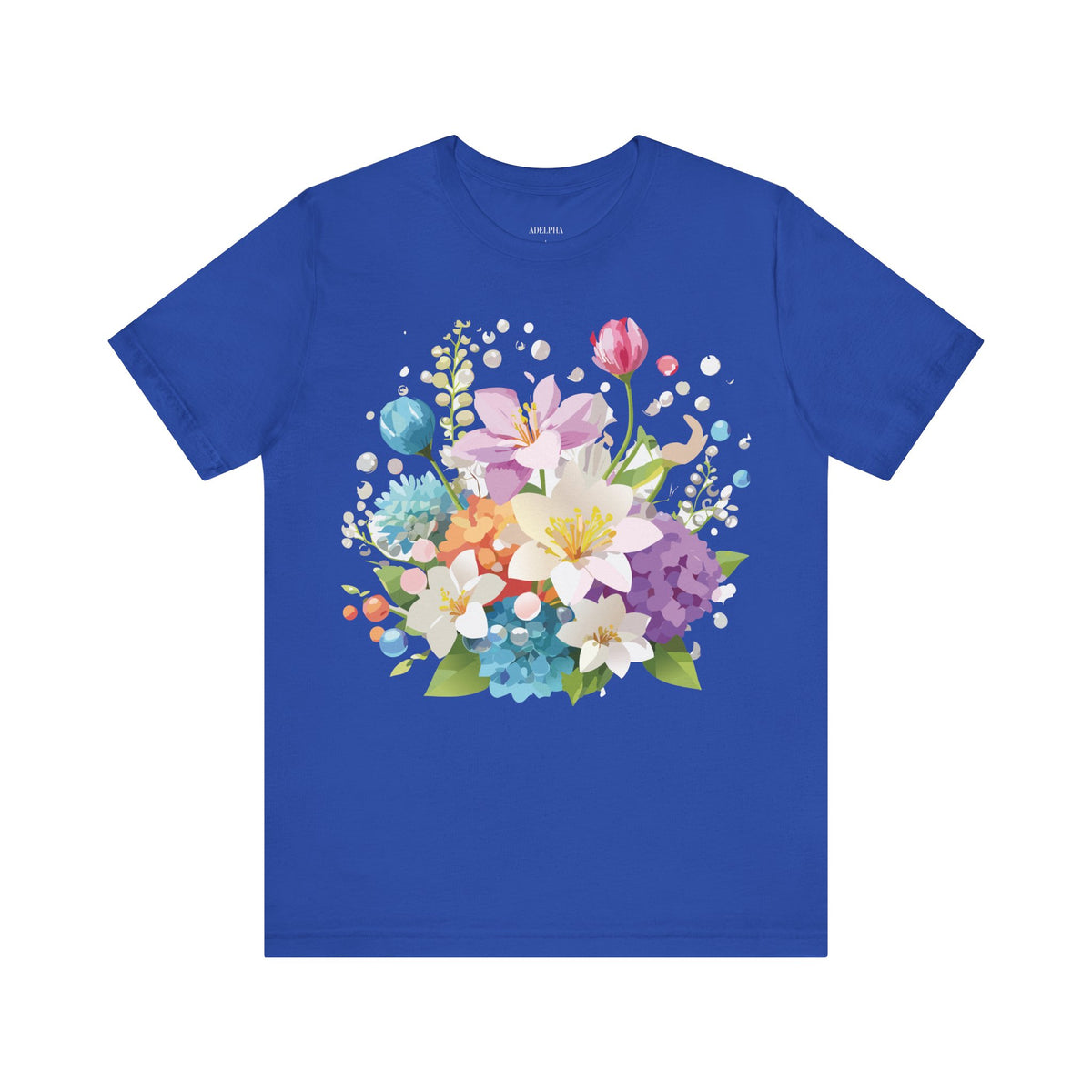 Floral Graphic Tee Shirt - Bella+Canvas Unisex 100 Cotton 3
