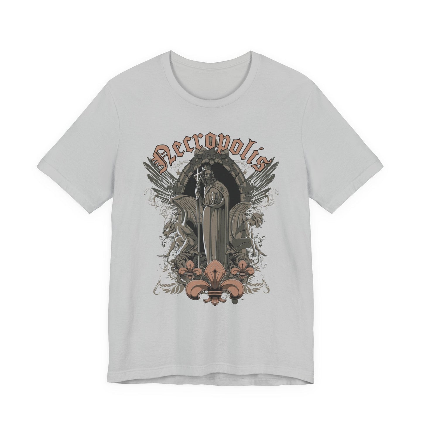 Gothic Skull Graphic Unisex Cotton T-Shirt r7