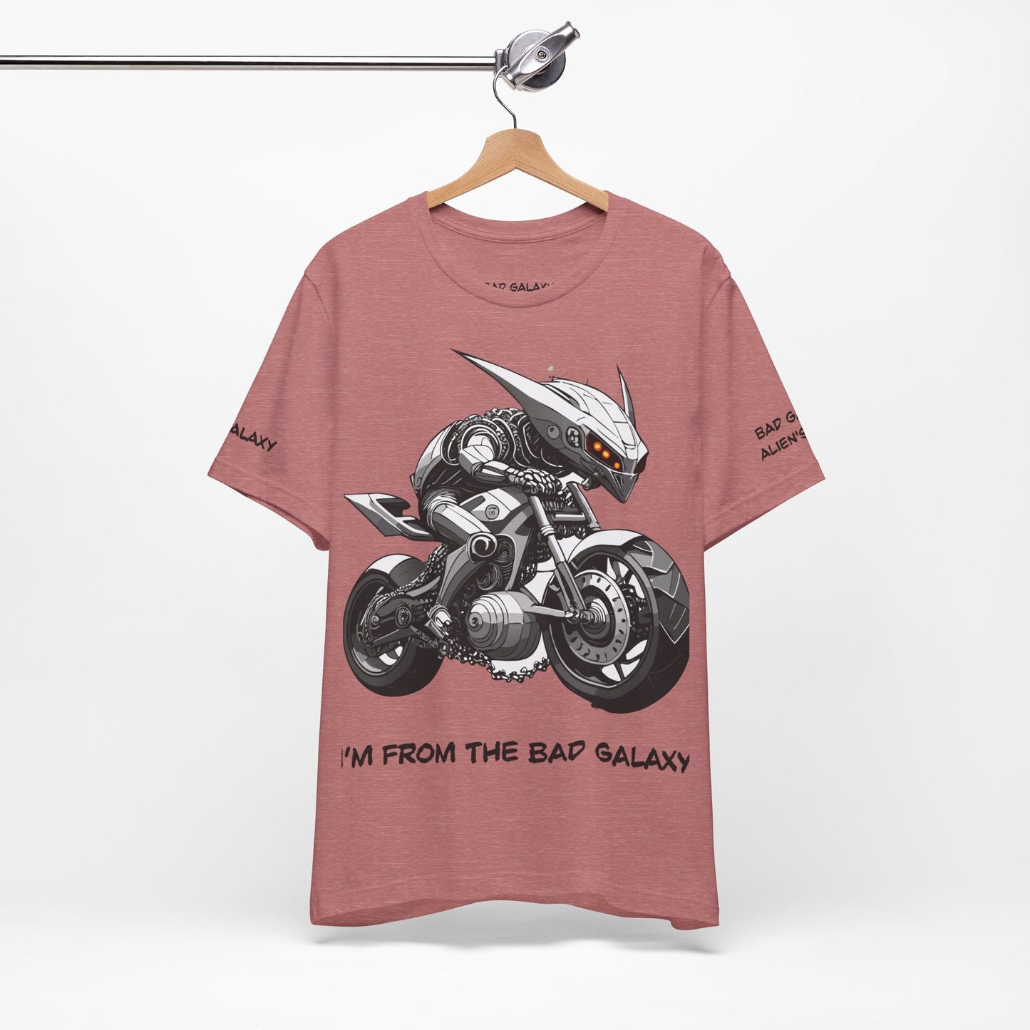 Alien Tee Shirt From Bad Galaxy Made To Order 100 Percent Cotton Lightweight Tee Made In USA
