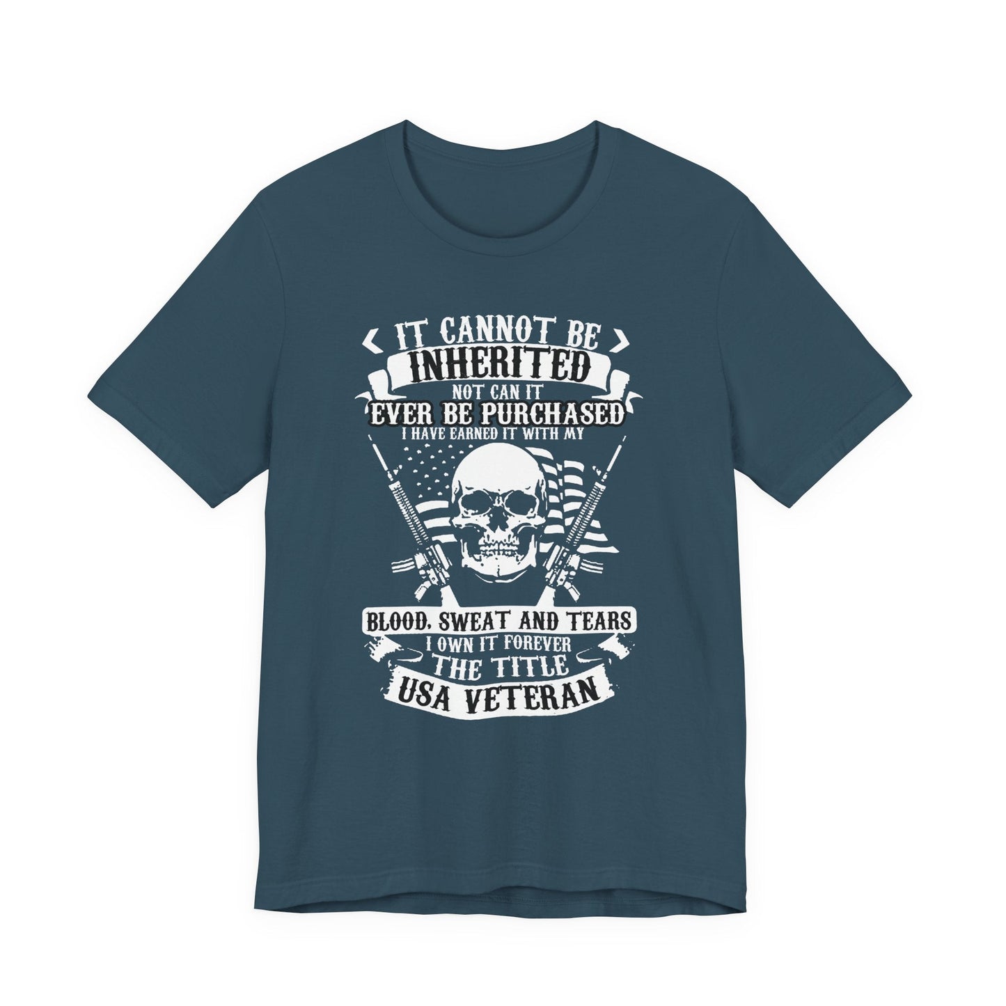 Army Veteran Patriotic Graphic Design Unisex Cotton T-Shirt v54