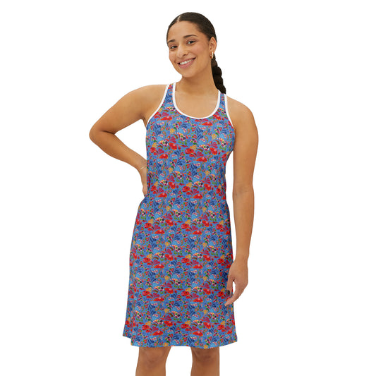 Vestido de verano con estampados florales