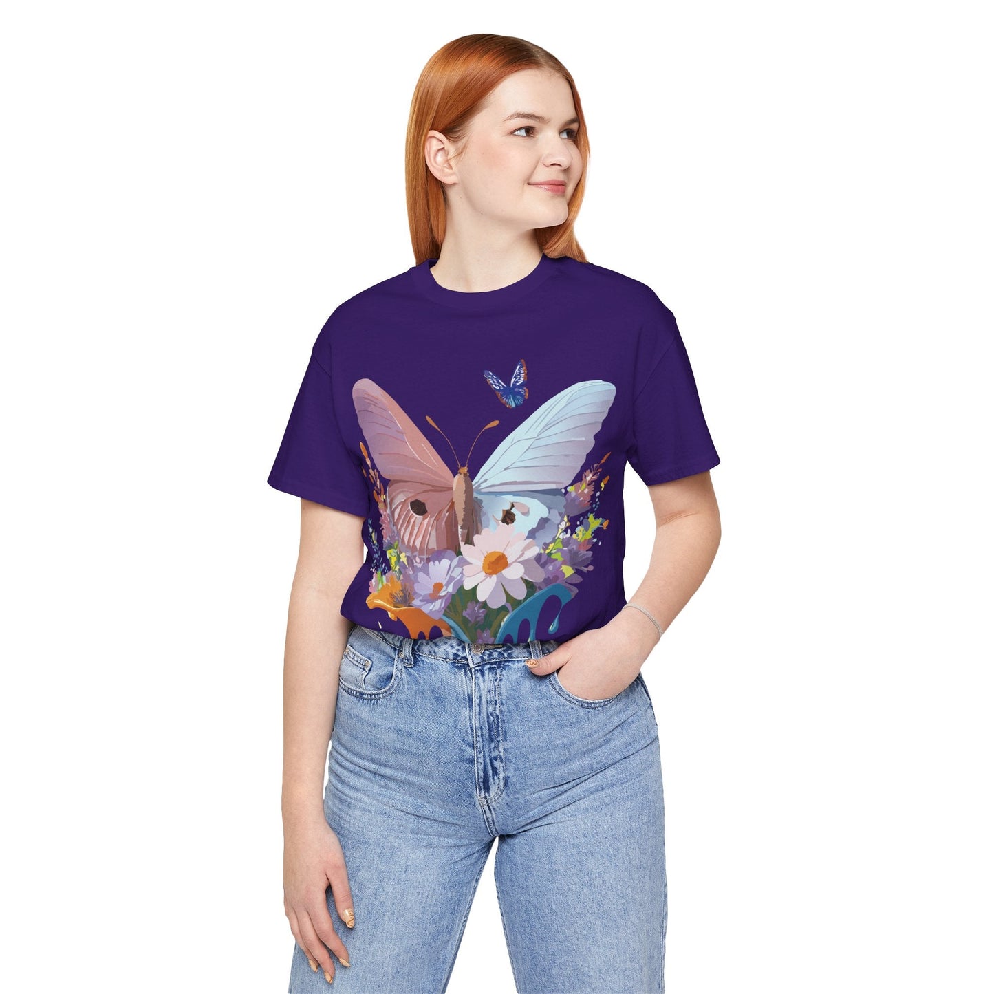Butterfly Graphic Tee Unisex Jersey Short Sleeve Artwork By Adelpha