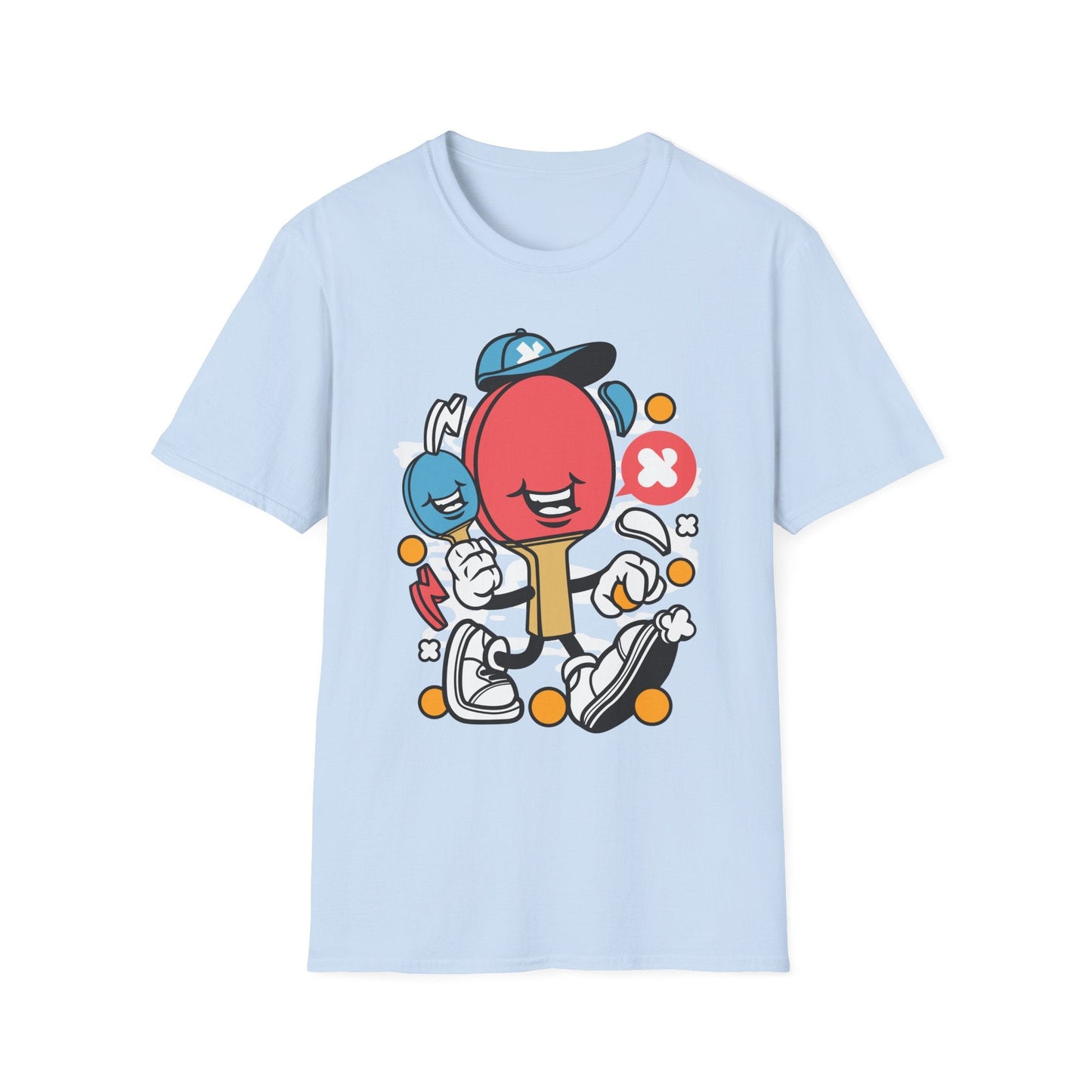 Unisex Cartoon T Shirt Animation Funny Tee Gildan Softstyle 64000 100 Percent Ring Spun Cotton