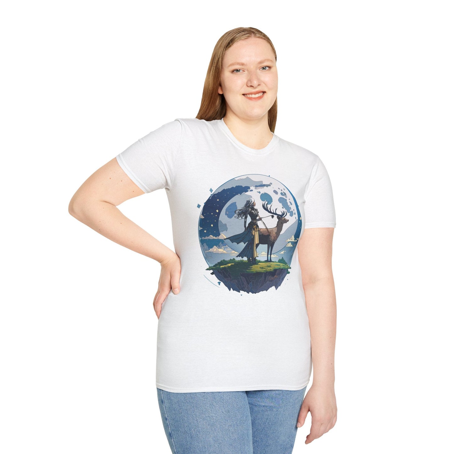 Women Graphic T Shirts Art Design Shirt Unisex Softstyle Gildan 64000 Tee Cotton Everyday Comfort