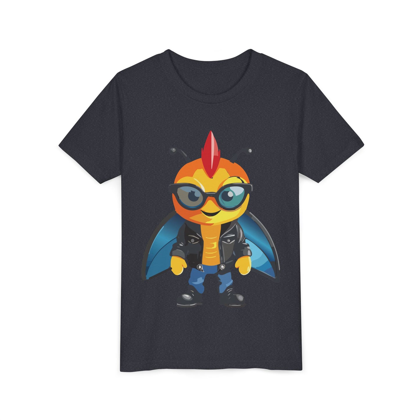 Cool Cartoon Fly Youth Short Sleeve Tee - Fun Graphic T-Shirt for Kids (9-14)