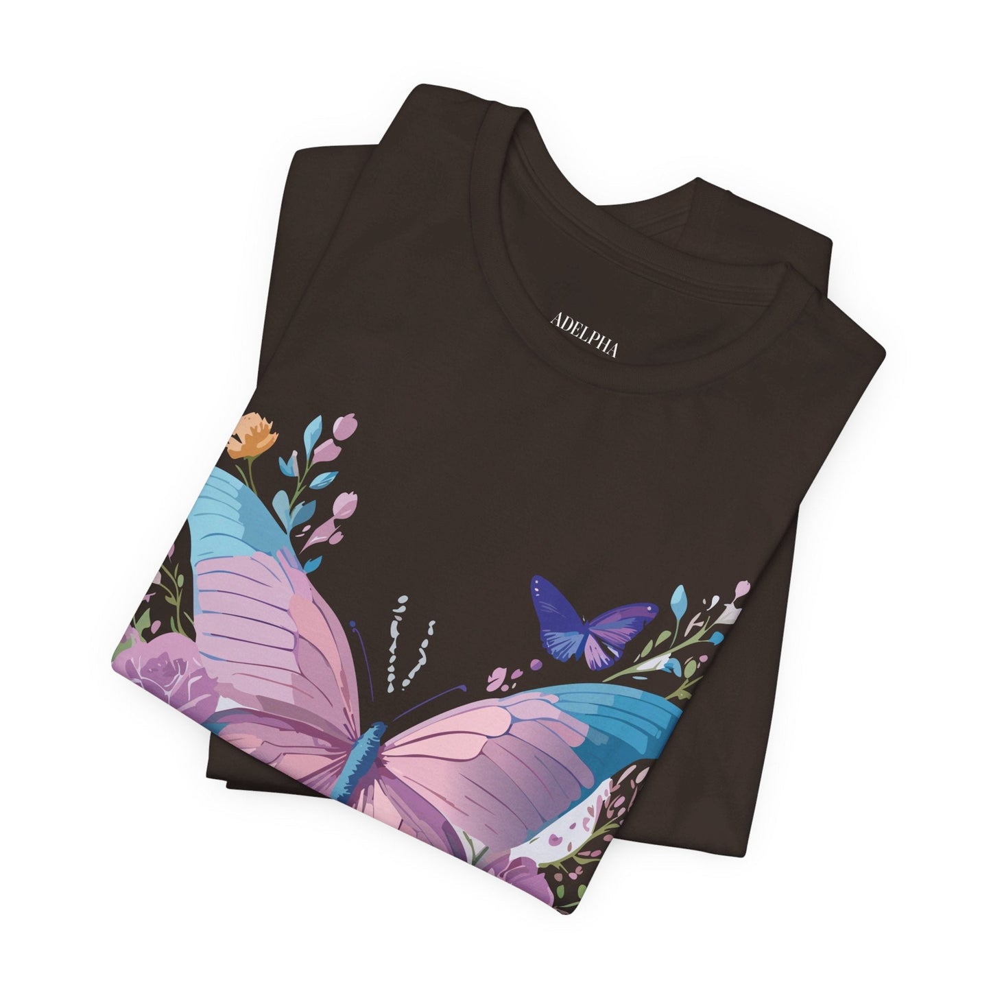 Adelpha Unisex Graphic Tee With Vintage Inspired Artwork Short Sleeve