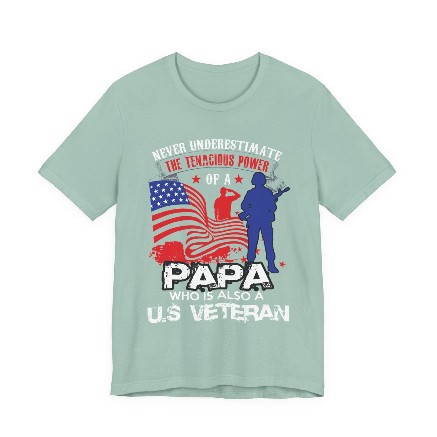 Army Veteran Patriotic Graphic Design Unisex Cotton T-Shirt v53