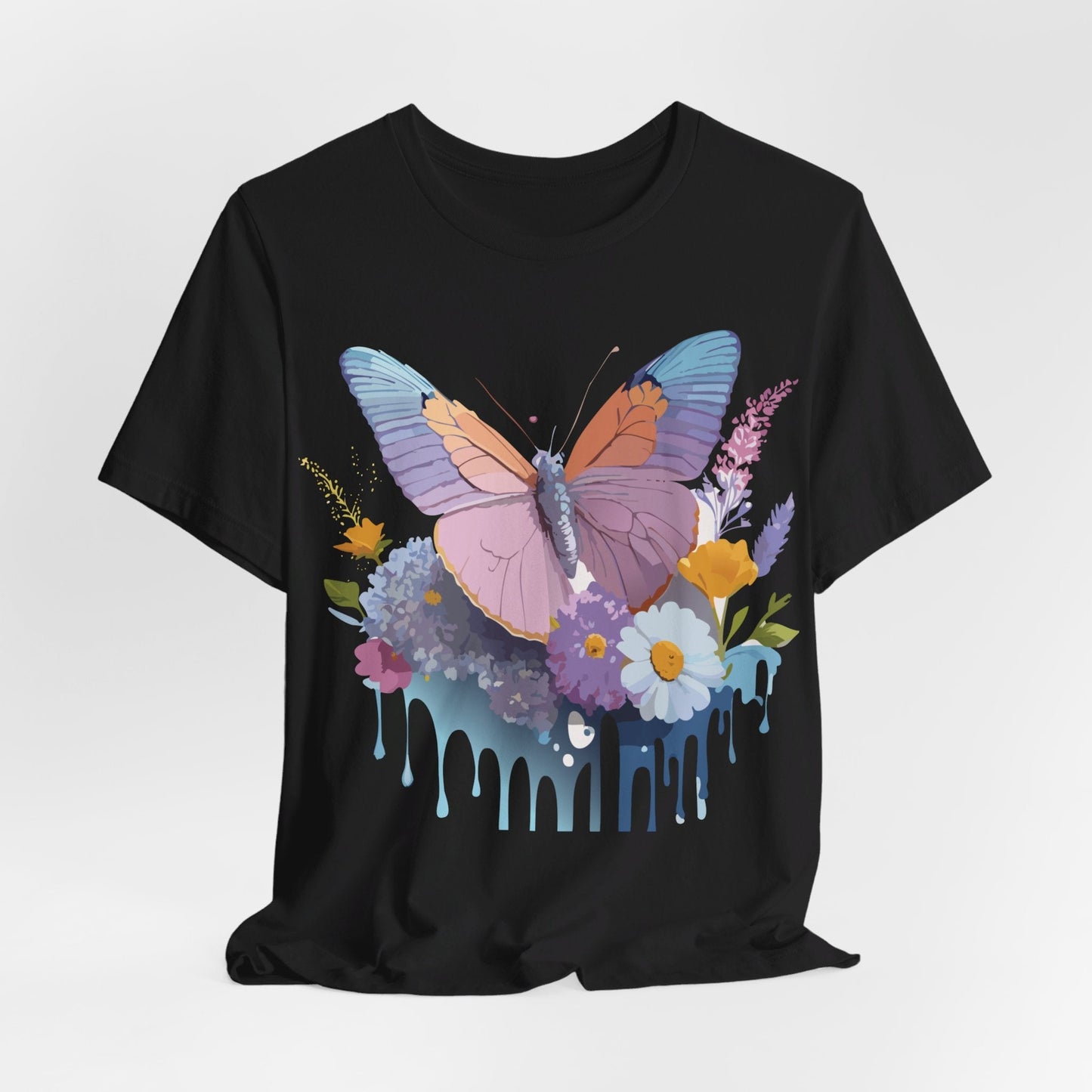 Butterfly Graphic Tee Unisex Short Sleeve Vintage Inspired Art Adelpha