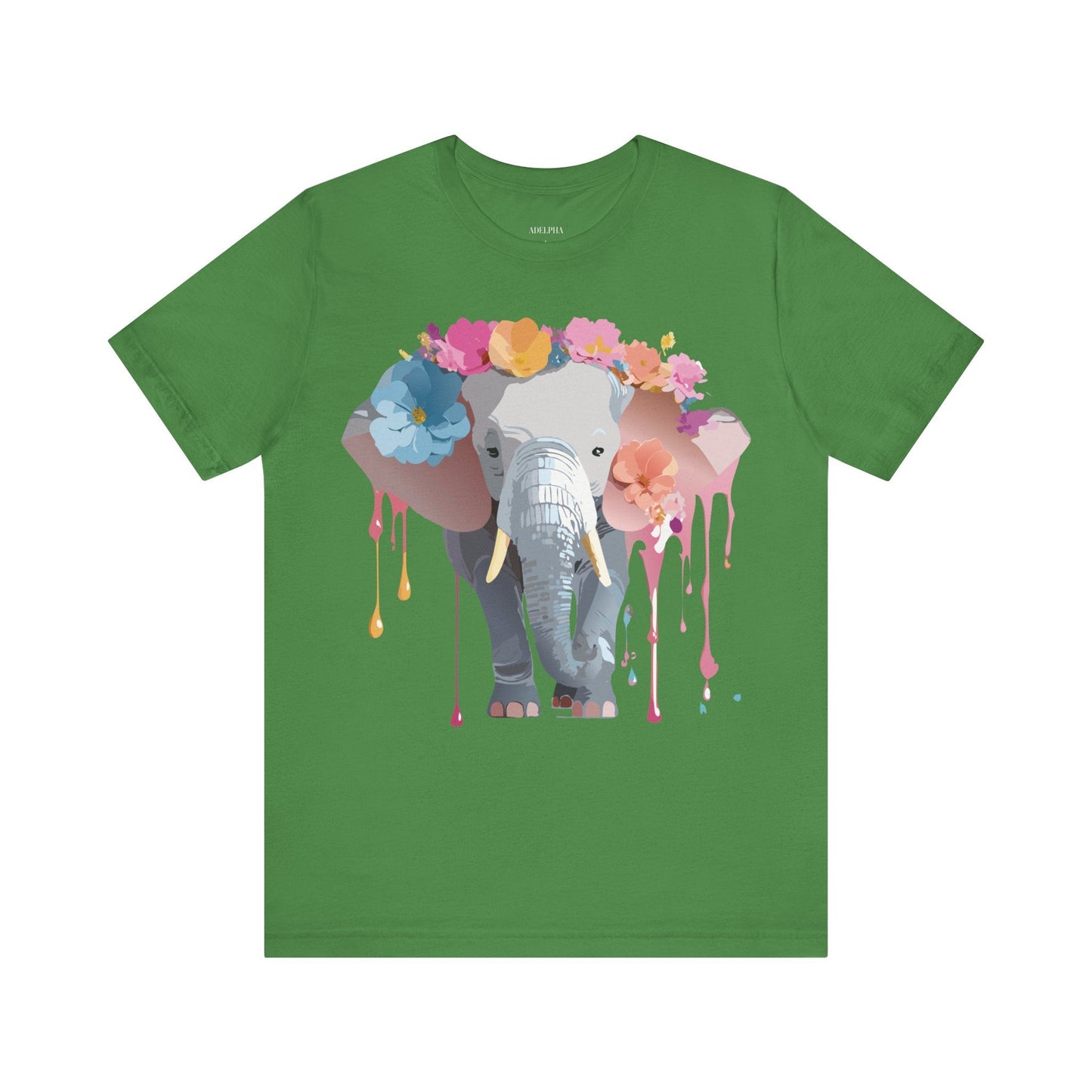 Vintage Inspired Adelpha Elephant Graphic T Shirt Unisex Short Sleeve Premium Artwork