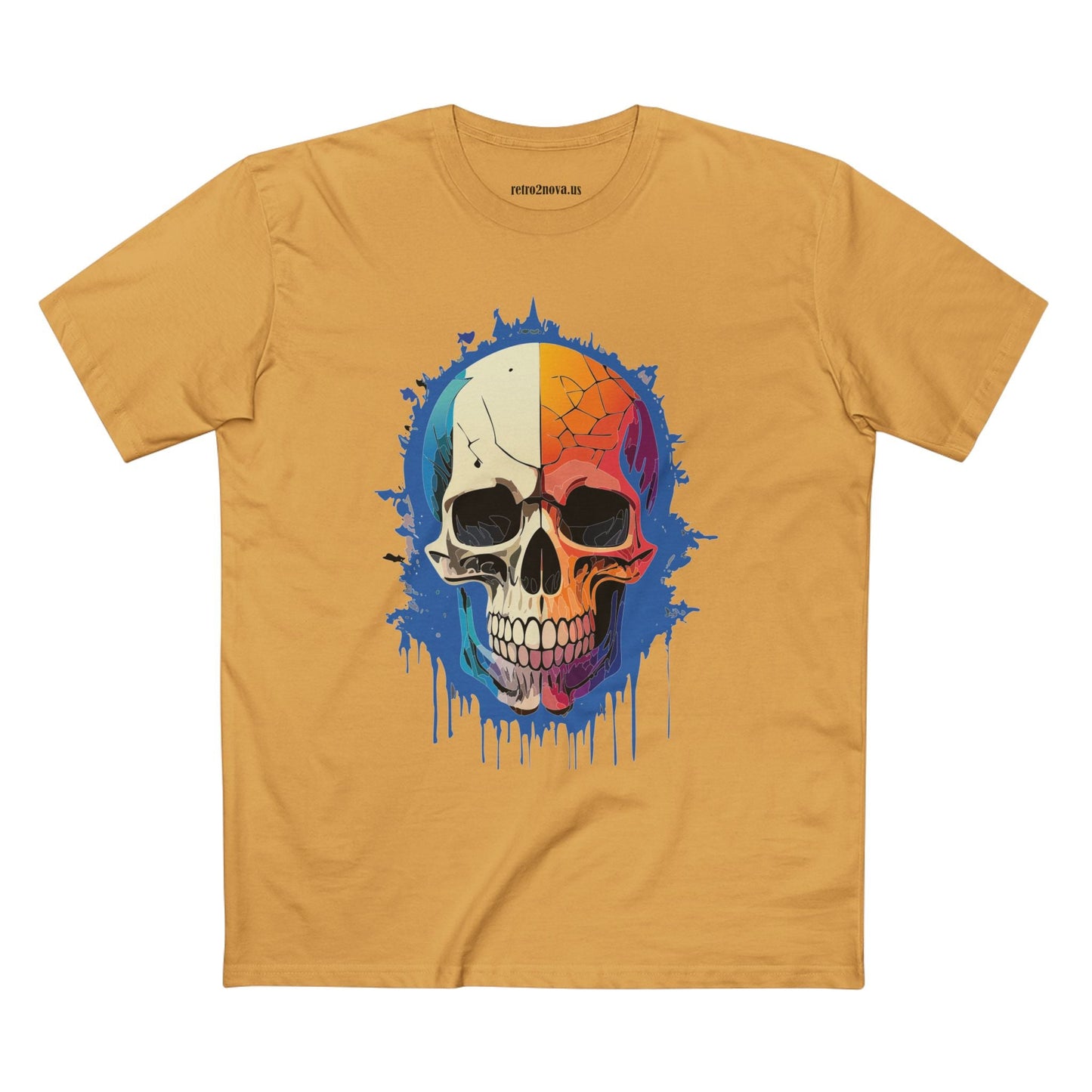 Skull Shirt Unisex Skeleton Tee Premium Cotton Staple With Original Art Design Collection
