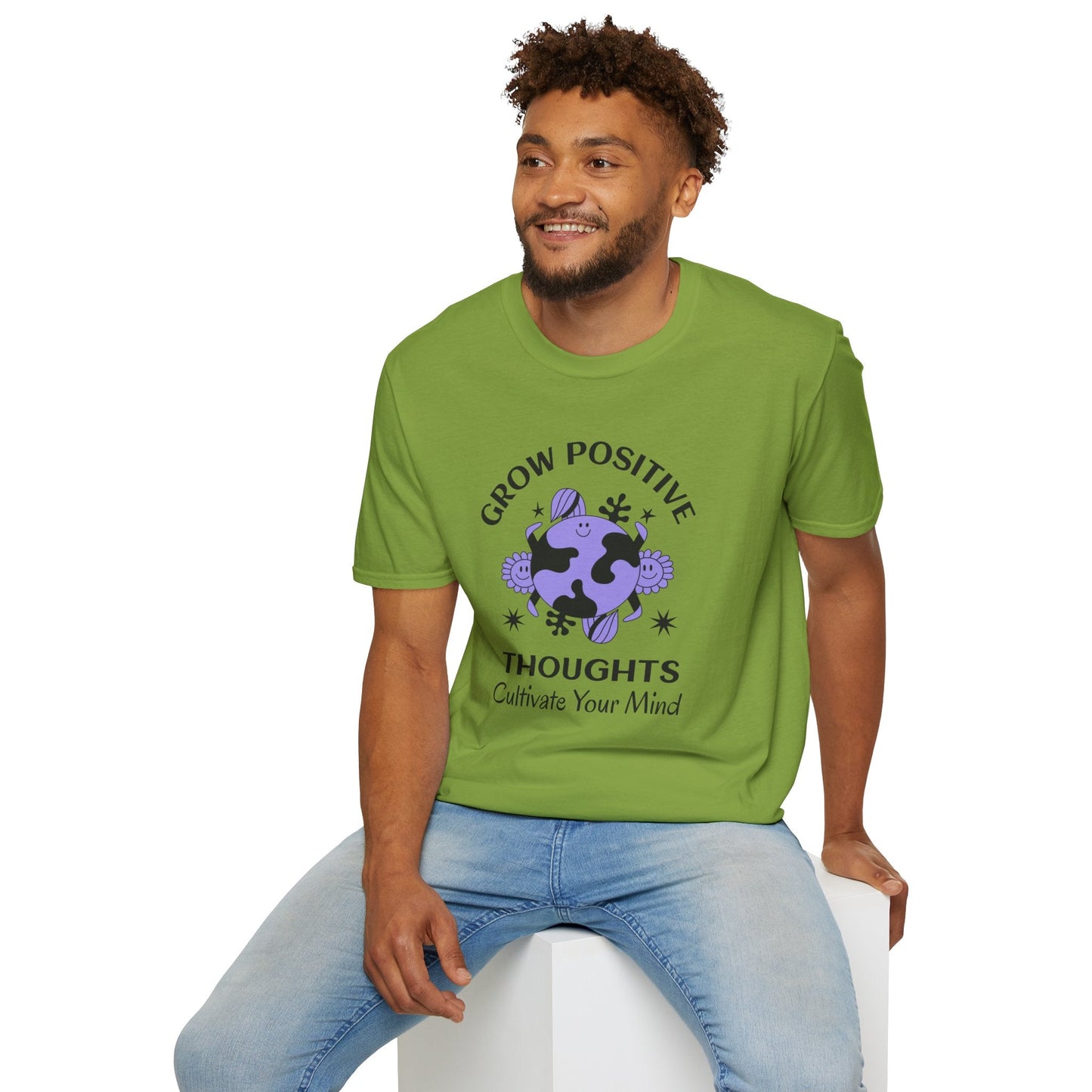 Gildan Softstyle 64000 Unisex Short Sleeve T Shirt Positive Slogan Tee With Positive Quotes And Words