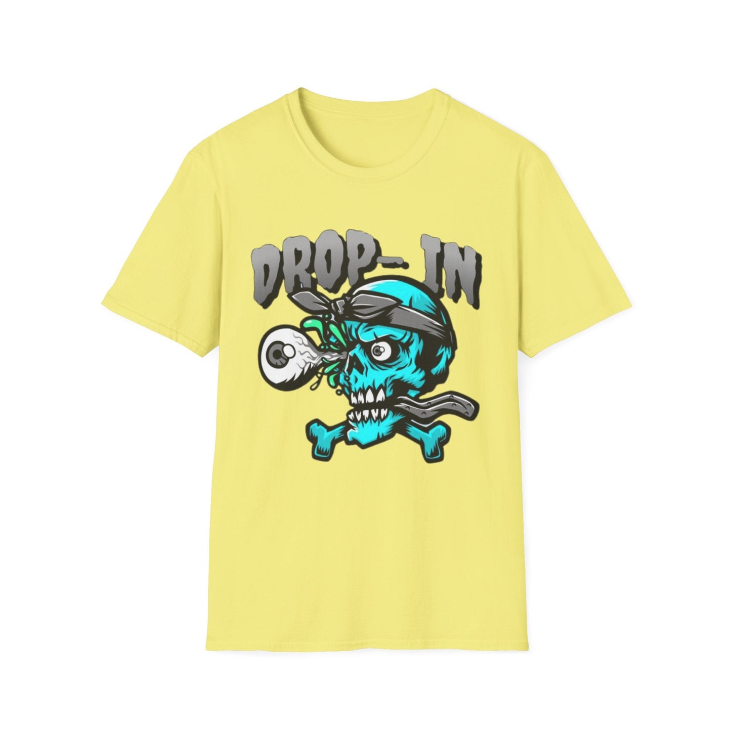Unisex Skull T Shirt Skeleton Shirt With Skull Artwork Gildan Softstyle 64000 Cotton Tee