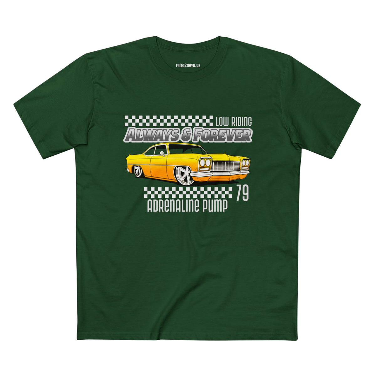 Retro Car Vintage Graphic Tee Staple Unisex 100 Cotton Tee Shirt - RC-6