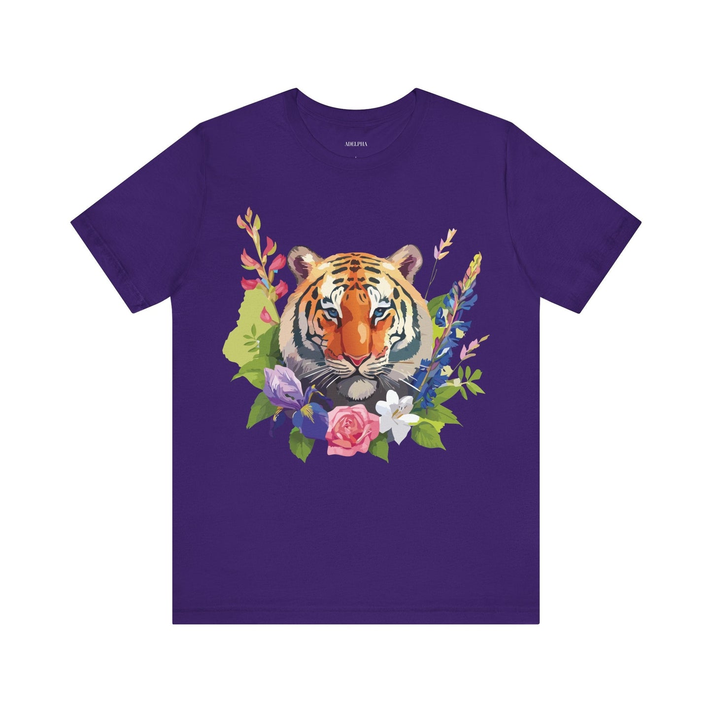 Tiger Shirt Unisex Jersey Short Sleeve Graphic Tee With Vintage Inspired Artwork From Adelpha