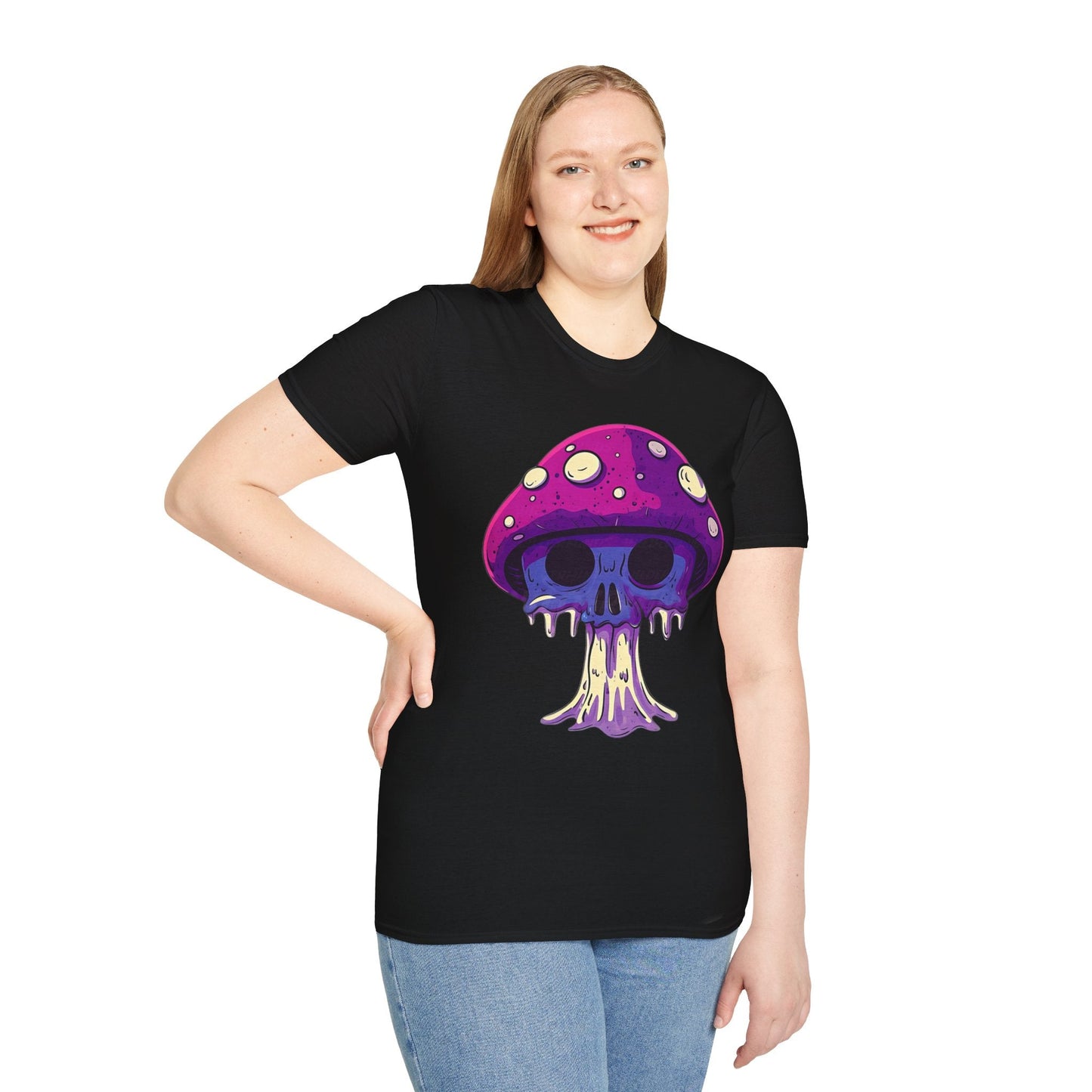 Mashroom Tee Shirt Unisex Funny Mashroom Graphic Softstyle Tee Gildan 64000 Quality Cotton