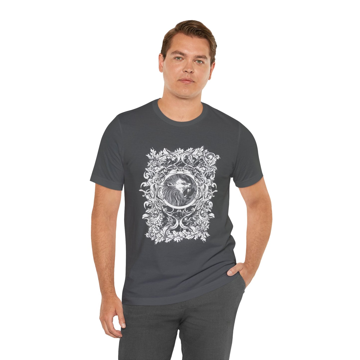 Gothic Illustration Graphic Unisex Cotton T-Shirt r18