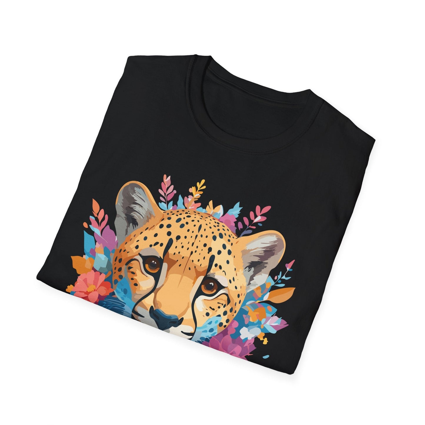 Cheetah Print Shirt Unisex Softstyle Tee Gildan 64000 Premium Comfort