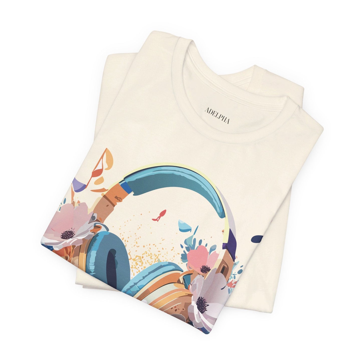 Adelpha Graphic Unisex Music T Shirt With Vintage Inspired Artwork Short Sleeve Tee