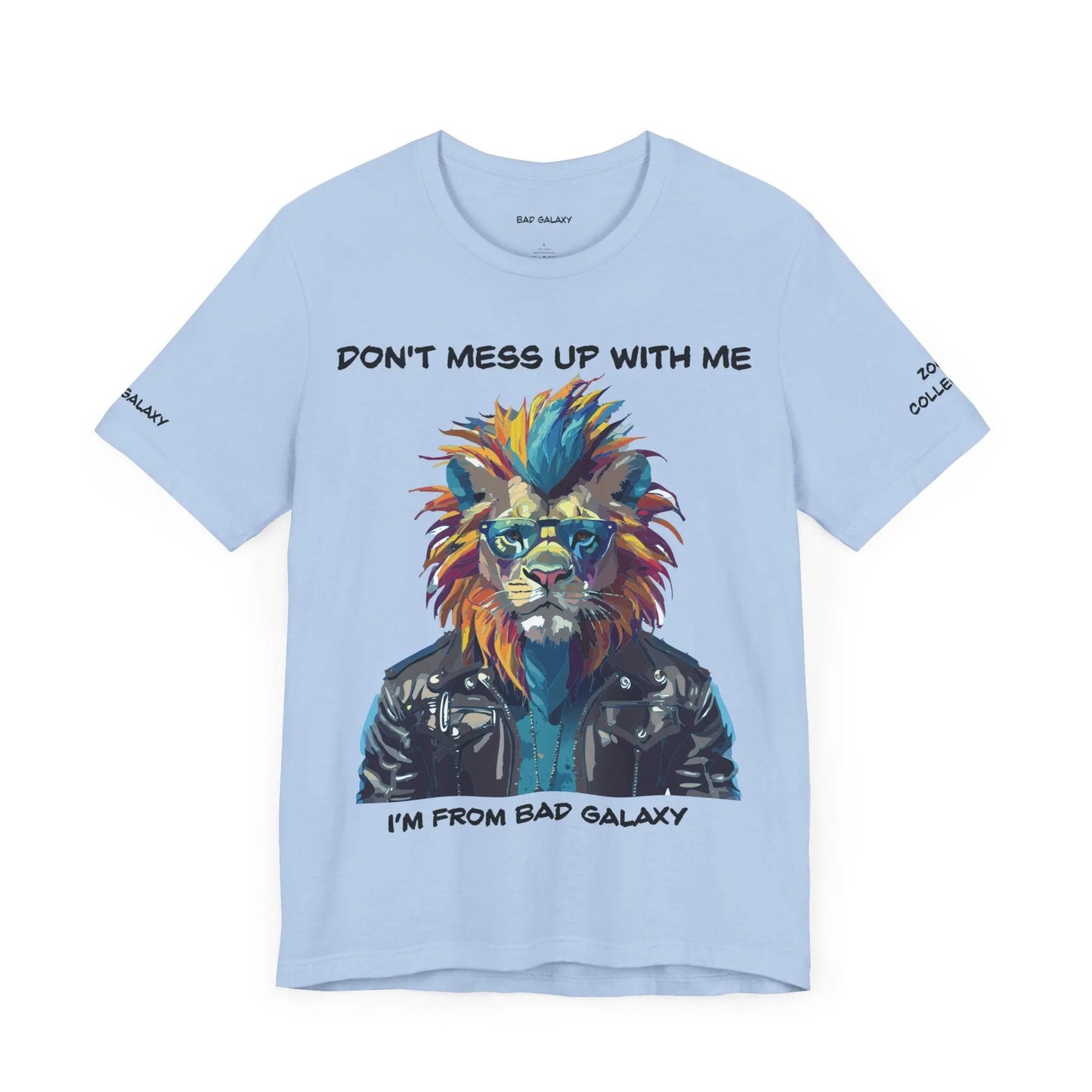 Bad Galaxy Animal T Shirt 100 Percent Cotton Eco Friendly Ink USA Printed Durable Stitching