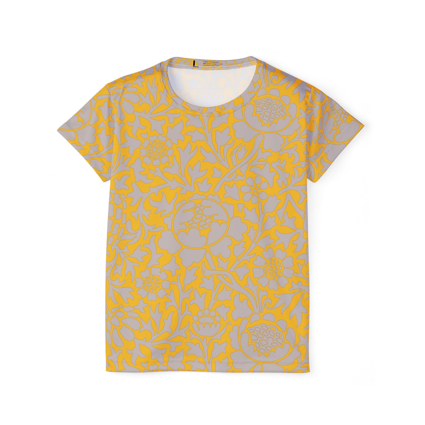 Poly Jersey Tee Shirt with floral prints