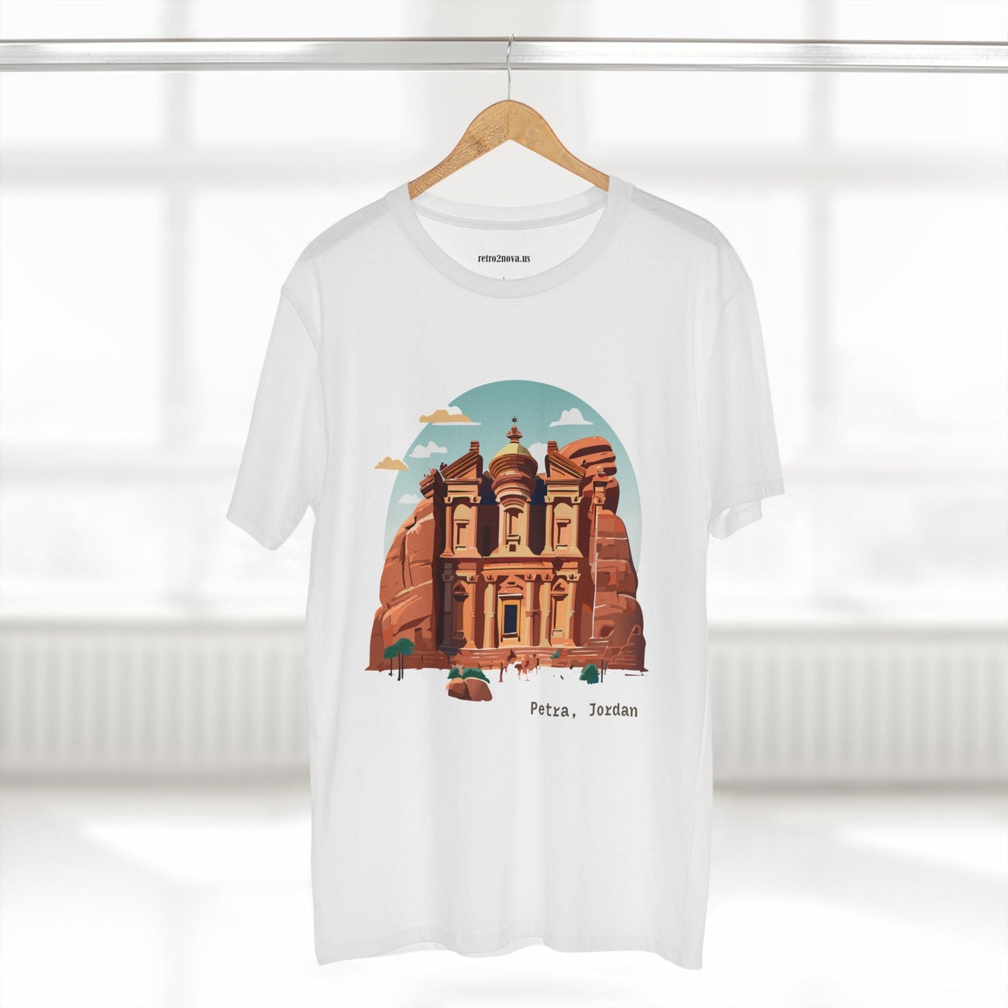 Petra Travel Shirt Unisex Premium Cotton Tee With Original Art Design For Tourists TT22