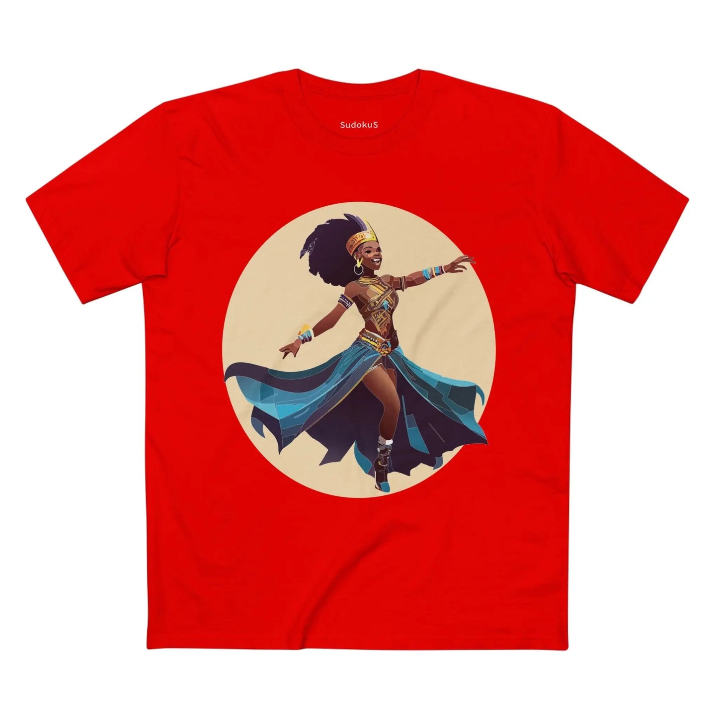 Dancer Graphic Unisex 100 Cotton Staple Tee 10