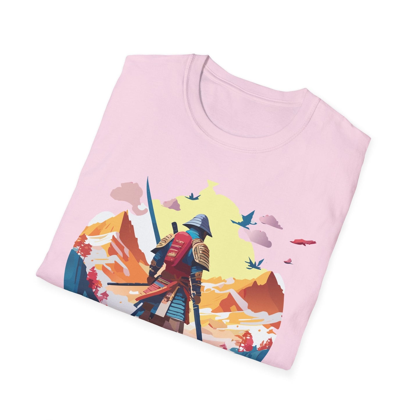 Samurai Shirt Unisex T Shirt Gildan Softstyle 64000 Cotton Tee For Everyday Comfort
