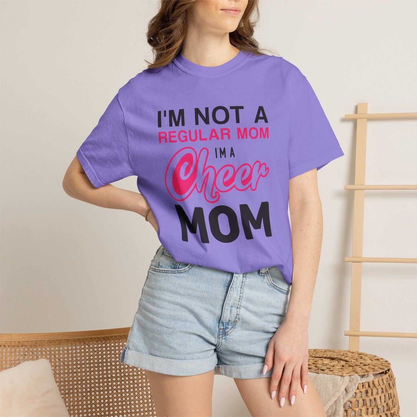 Mom T-shirt Mother's Day Mama Tee Unisex Comfort Colors Garment-Dyed Cotton h23