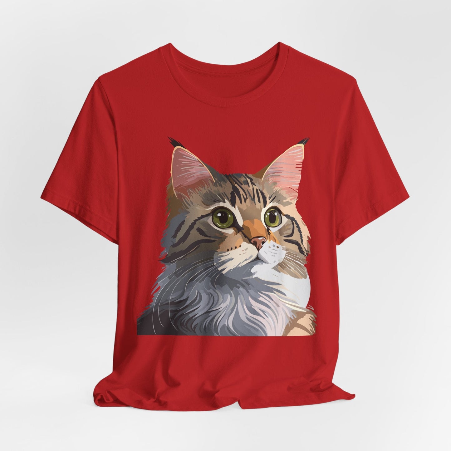 Unisex Animal Shirt Art Design Tee With Wild Animals Short Sleeve Comfort Wear Everyday