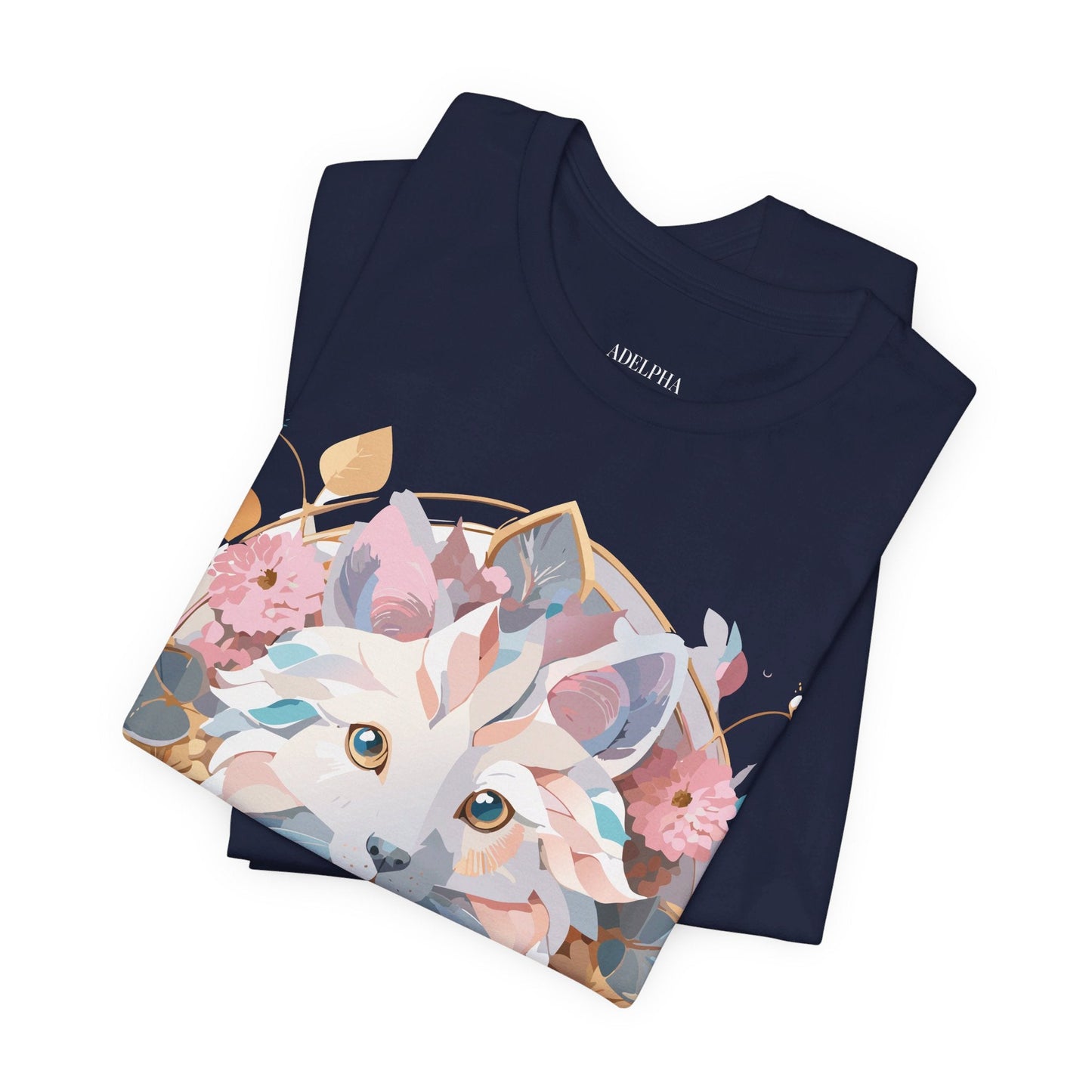 Medallion Graphic Unisex 100 Cotton Vintage Animal Medal Artwork Tee 89