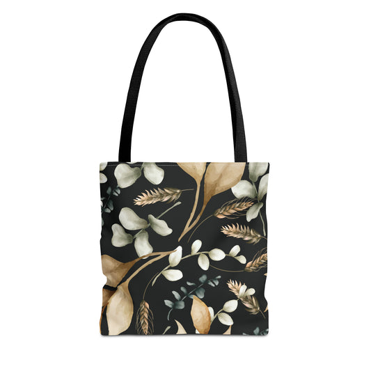 Canvas Bag with Floral Prints