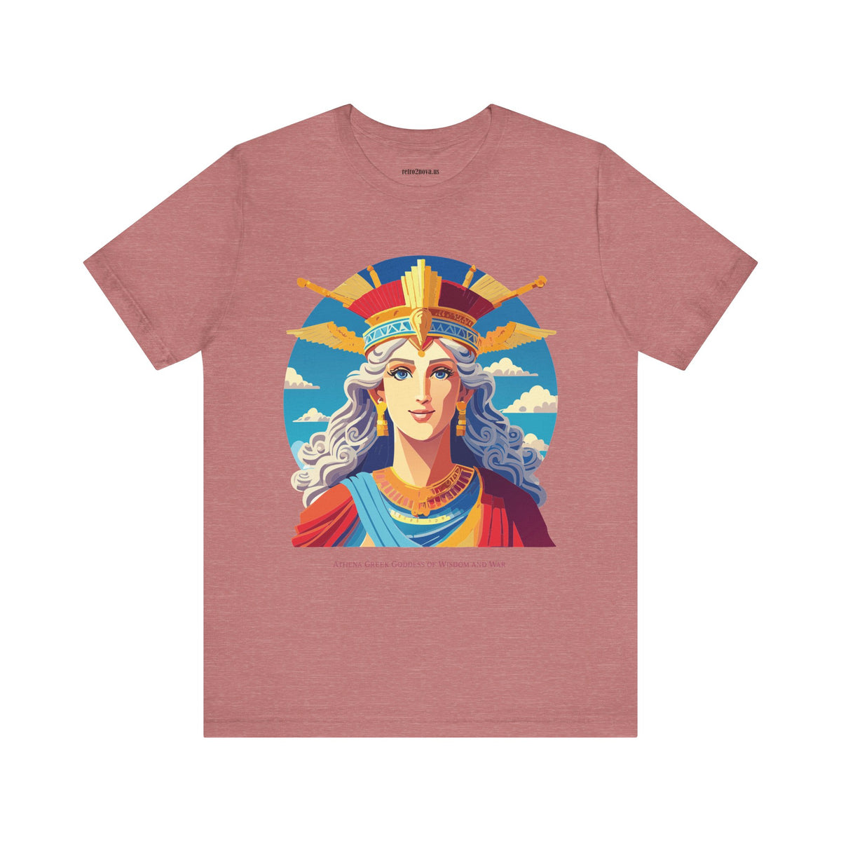 Goddess Graphic Unisex Cotton Bella+Canvas Tee with Athena