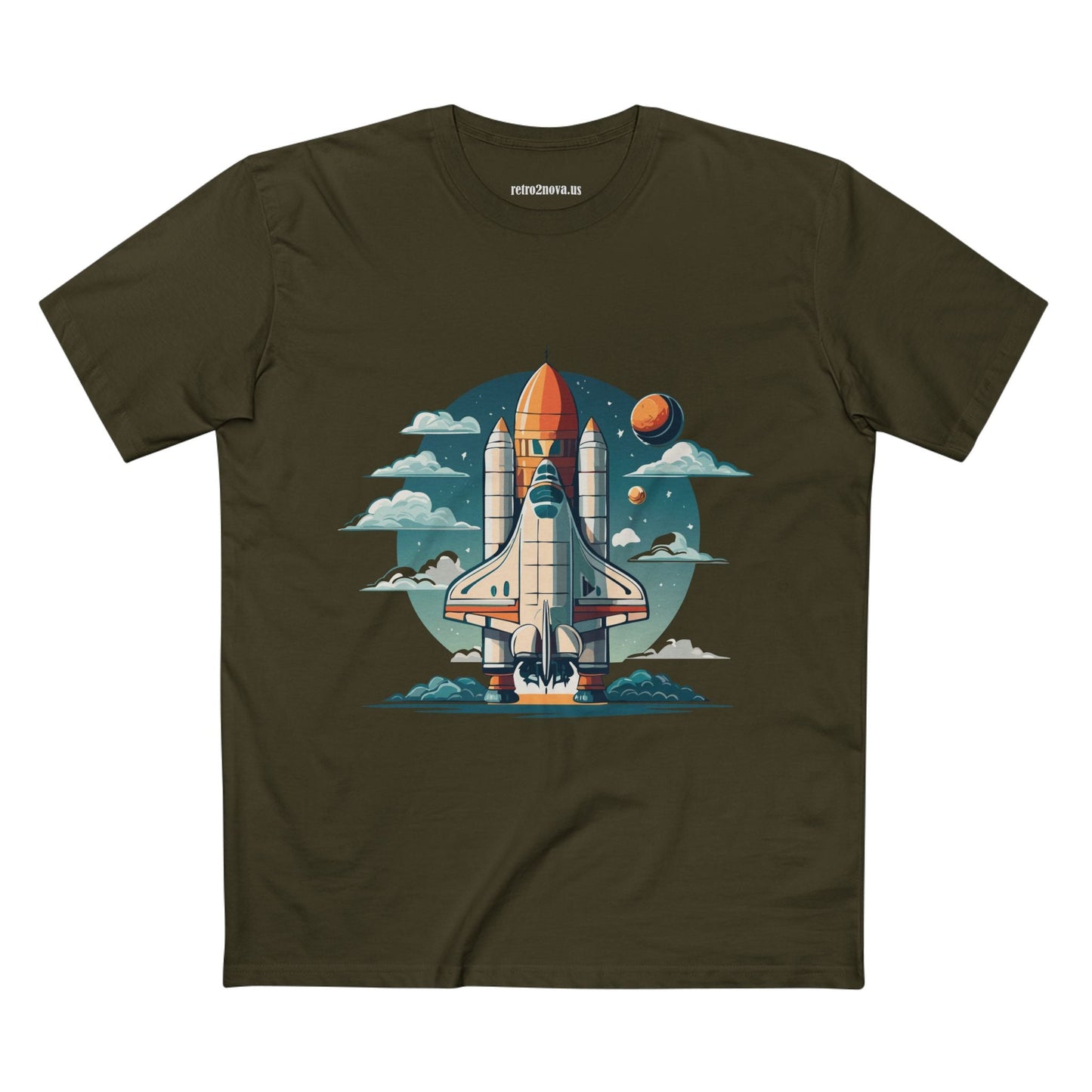 Cosmos Shirt Unisex Premium Cotton Tee With Original Art Design By Retro2Nova CS1