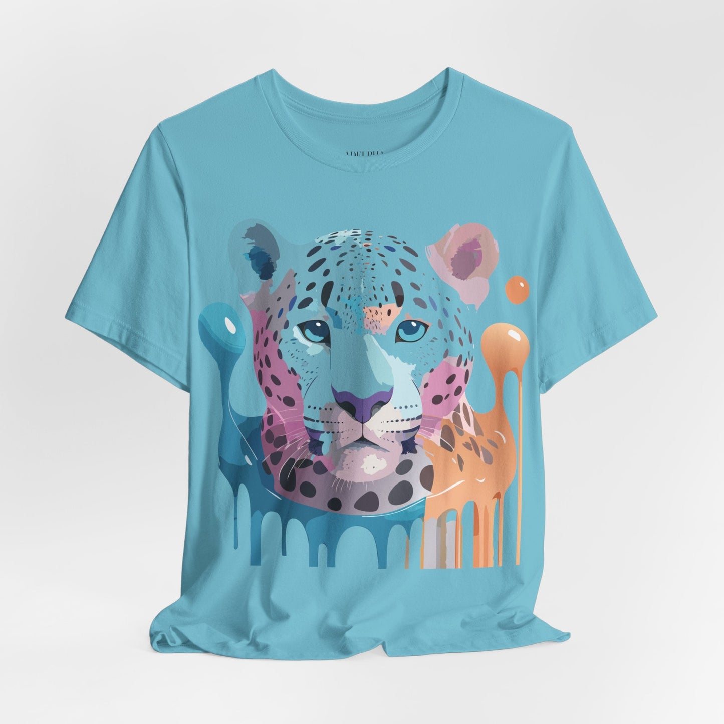 Adelpha Graphic Tee Cheetah Print Unisex Jersey Short Sleeve Shirt Vintage Art