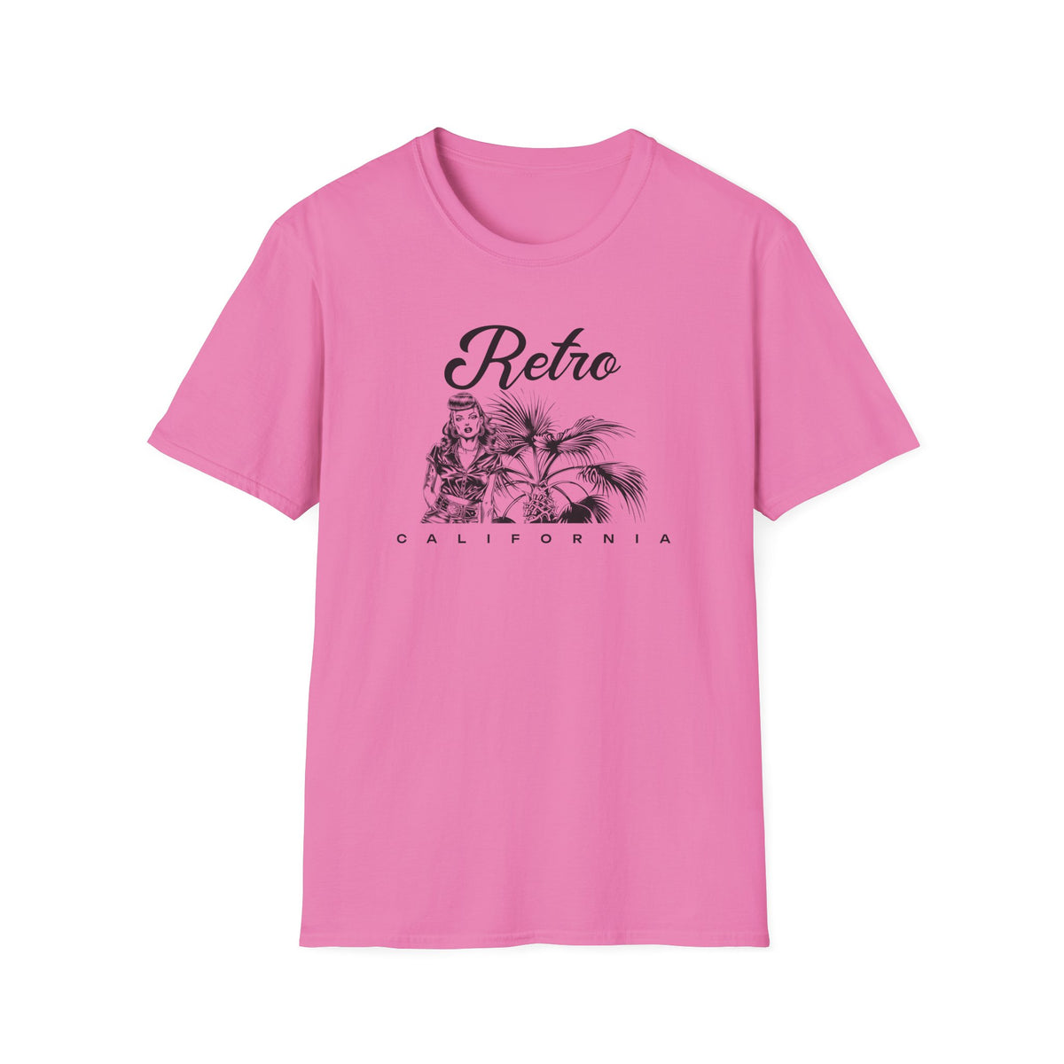 Retro California Vintage Palm Beach Graphic Tee Gildan Unisex 100 Cotton Tee Shirt d202