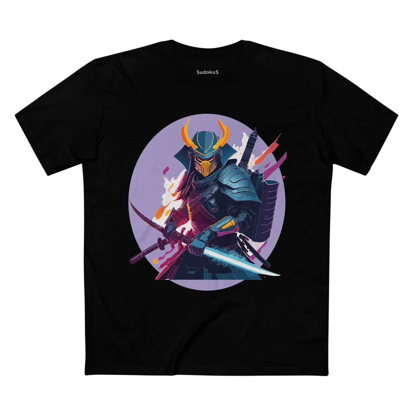 Samurai Graphic Unisex 100 Cotton Staple Tee 8