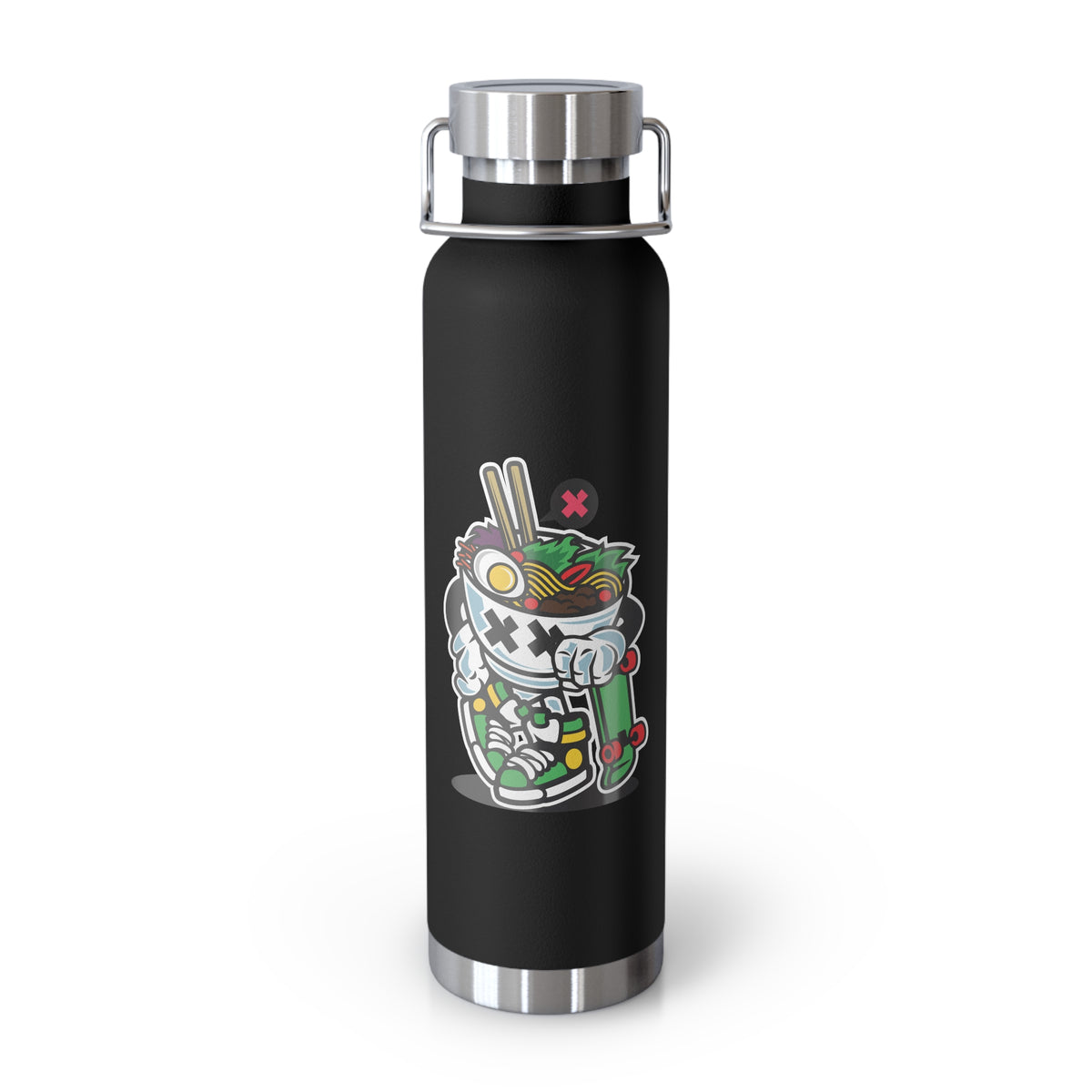 22oz Copper Insulated Water Bottle with Cartoon Design - CV108