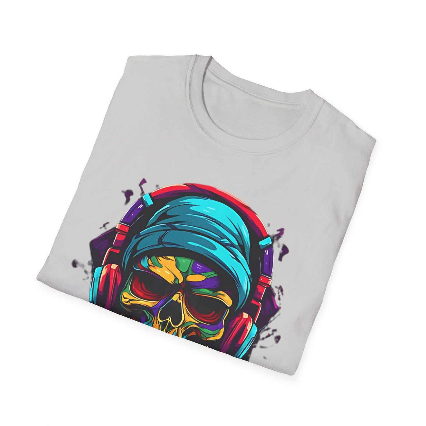 Skull T Shirt Unisex Skeleton Design Gildan Softstyle Cotton Tee for Men Women Durable