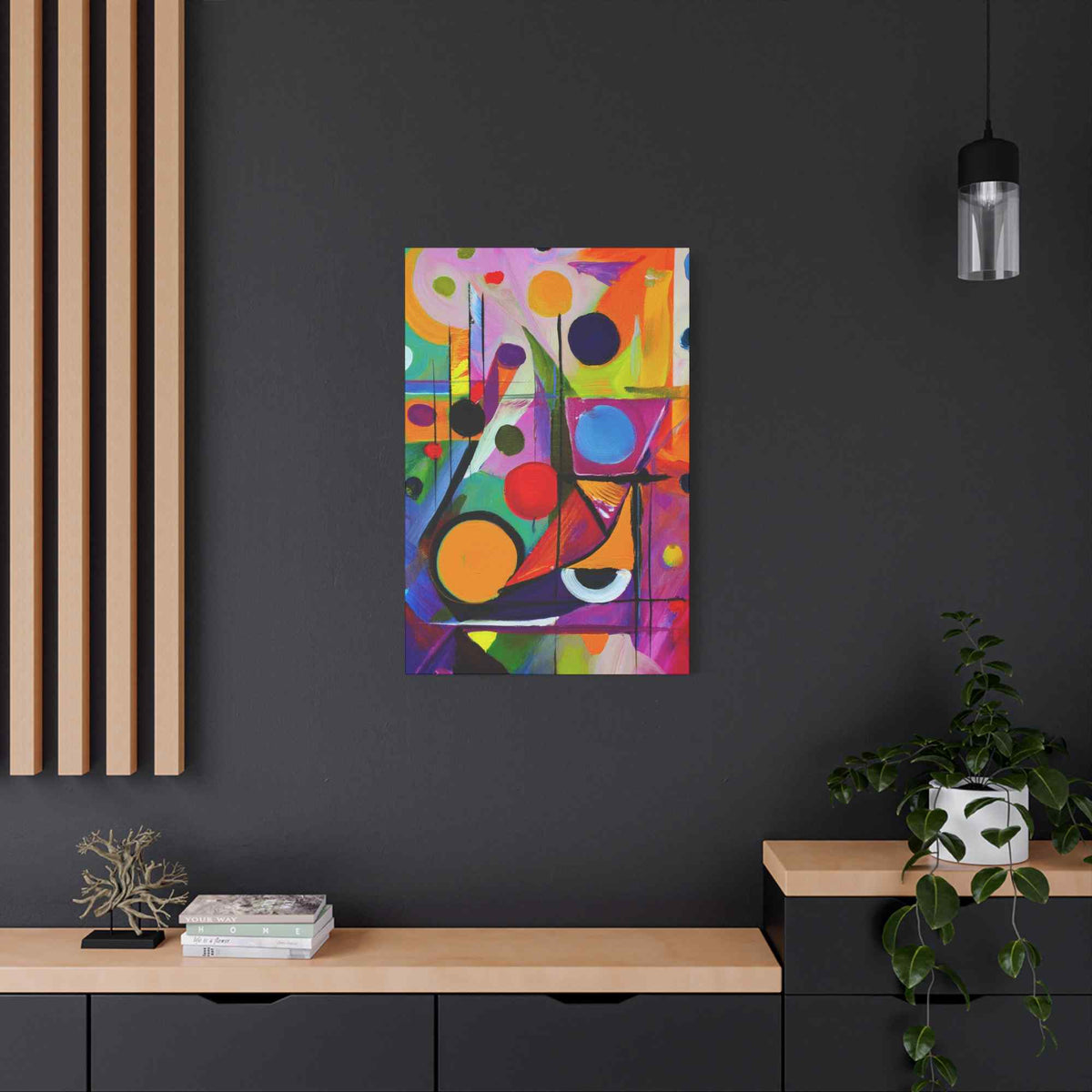 Abstract Painting Print Canvas 20x24,20x30,24x30, 24x32,24x36,30x40, 32x48,36x48,40x60 Pine-Wood Inner Frame ABS-15