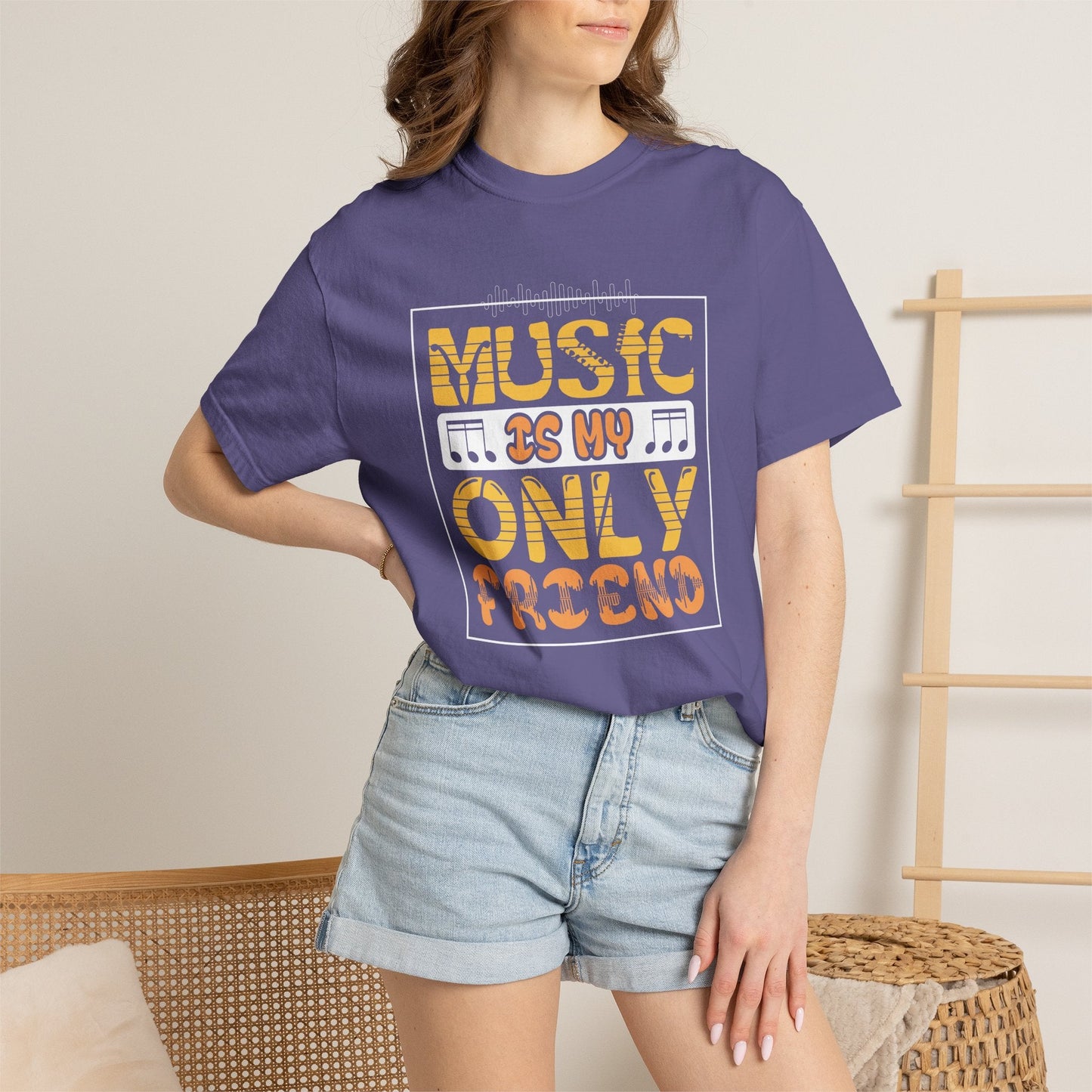 Music Graphic Design Unisex Cotton T-shirt 069