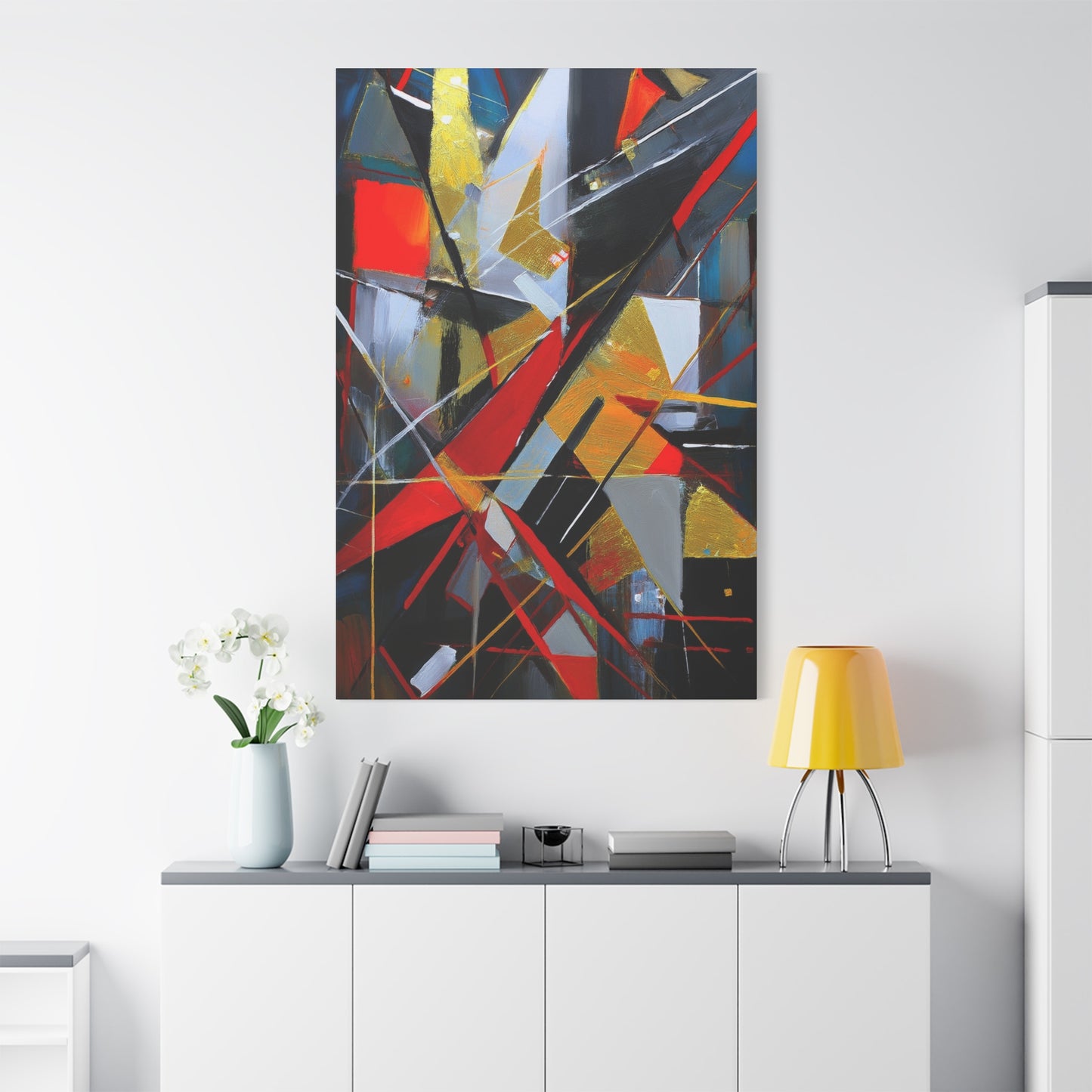 Abstract Oil Painting Print Canvas 20x24,20x30,24x30 24x32,24x36,30x40 32x48,36x48,40x60 Pine-Wood Inner Frame ABS-194