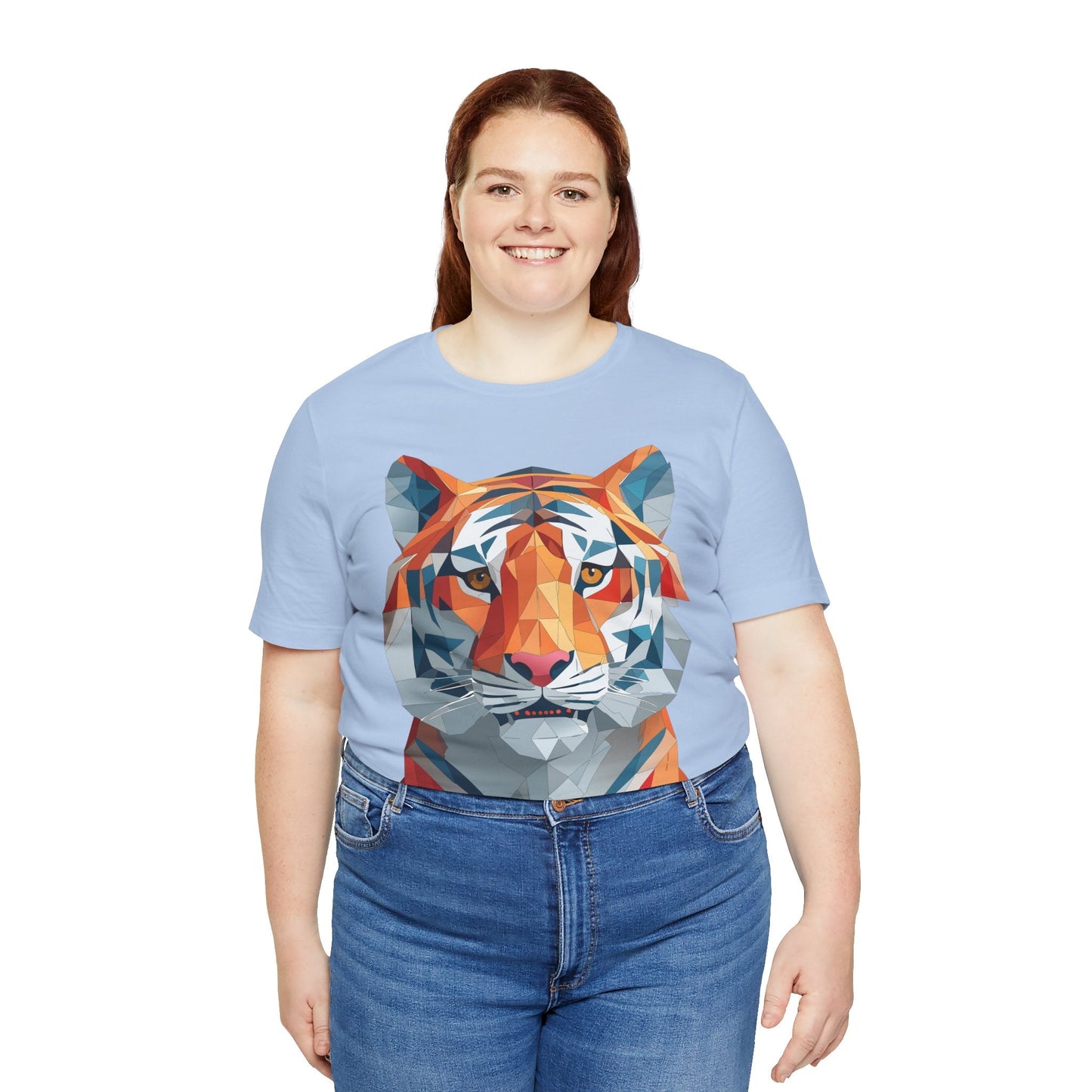 Unisex Animal Shirt With Art Design And Wildlife Theme Short Sleeve Tee For Everyday Wear