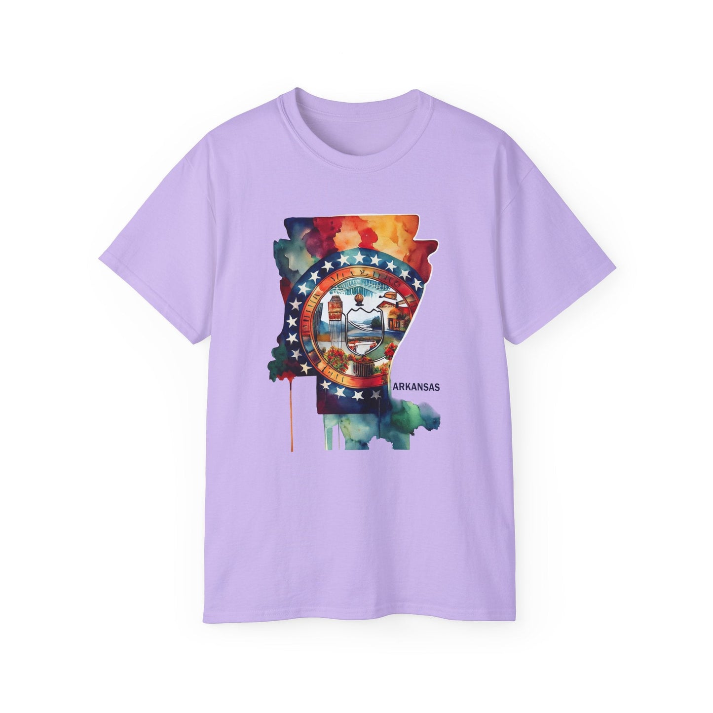 Arkansas Graphic Unisex Cotton T‑Shirt 1