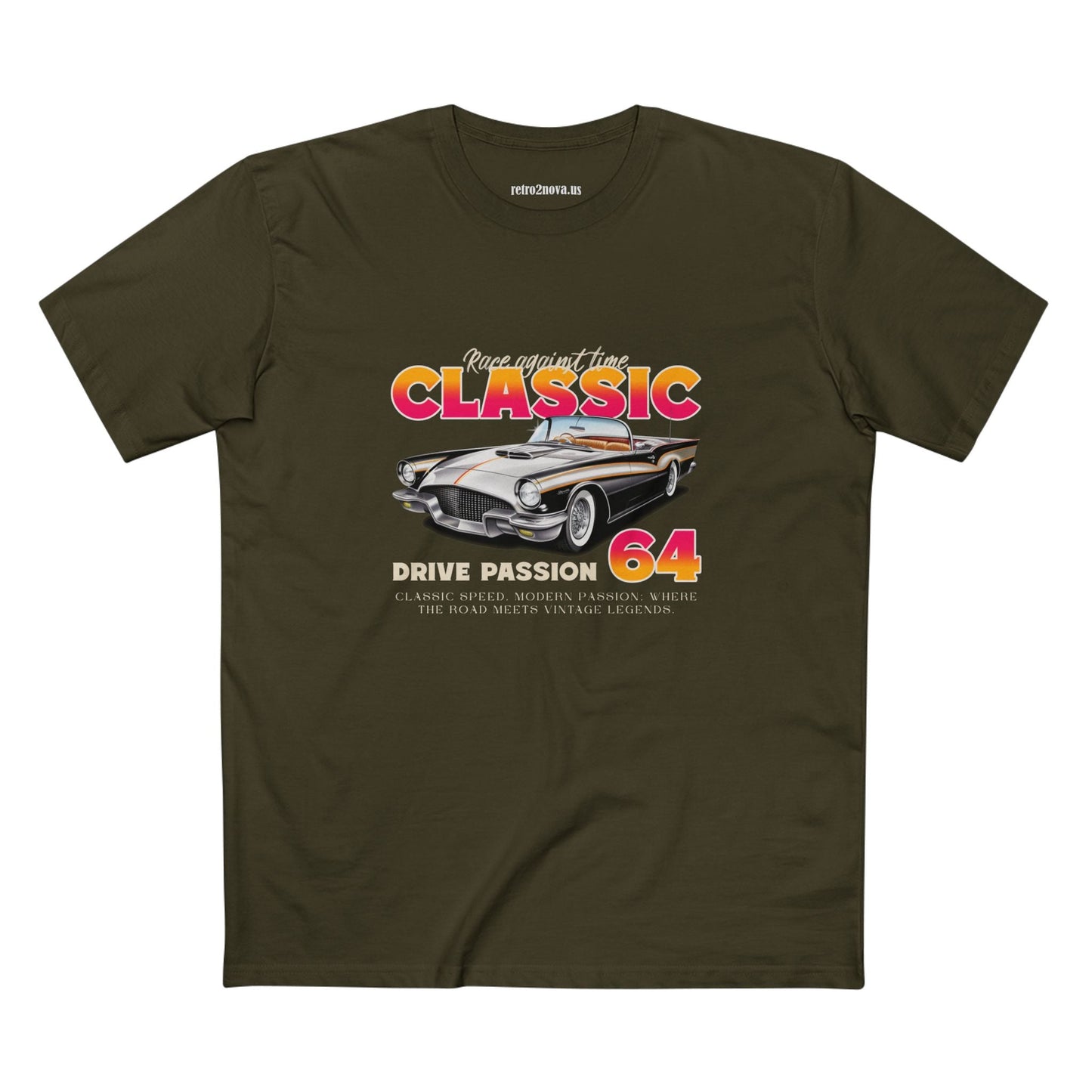 Retro Car Shirts Vintage Car Shirts Unisex Premium Cotton Tee With Original Art Design RC 16