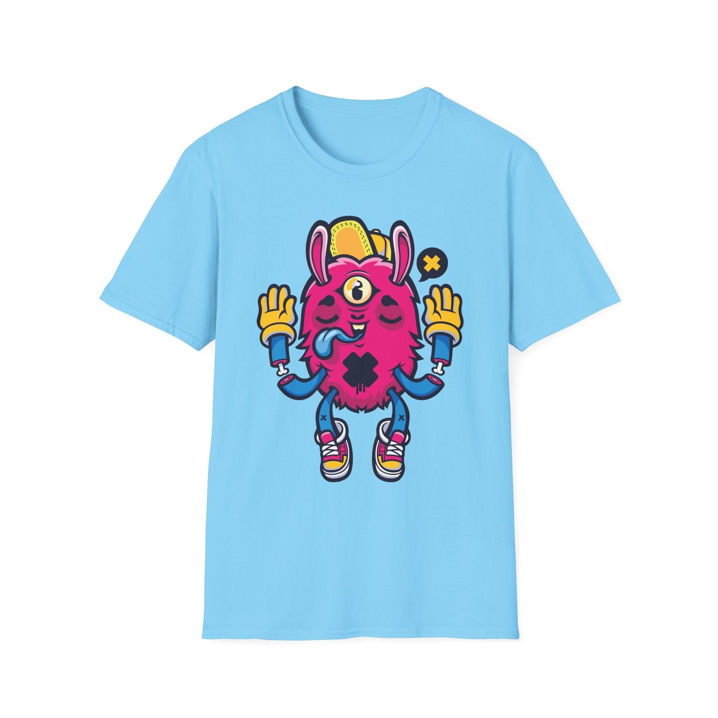 Cartoon T Shirt Animation T Shirt Funny Tee Unisex Softstyle 64000 Gildan Cotton Tee