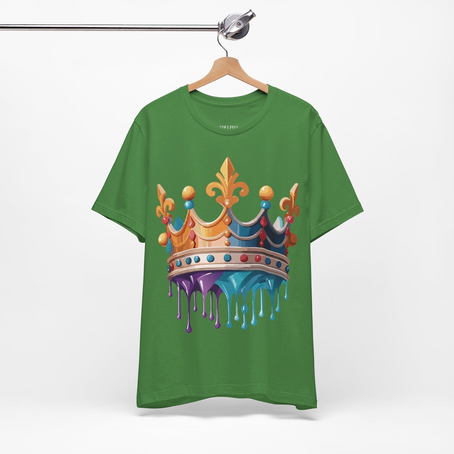 Adelpha Crown Graphic Tee Unisex Vintage Inspired Art Design Short Sleeve Shirt