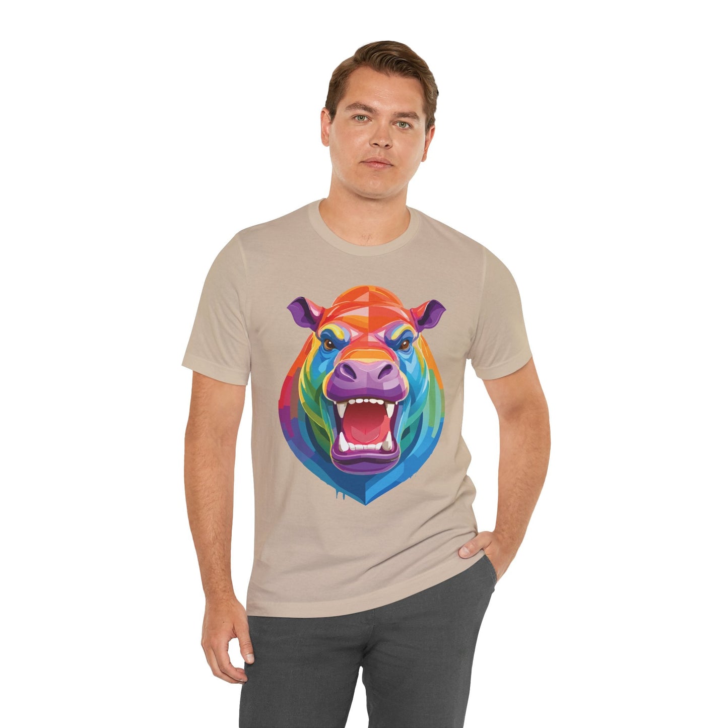 Unisex Animal Shirt with Animals Graphic Tee Art Design Wild Animals Shirt Tee for Everyone