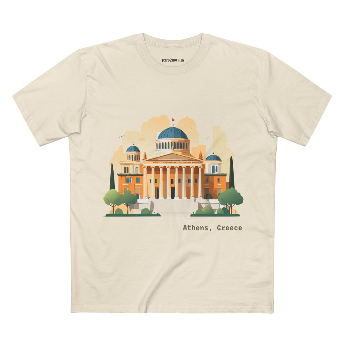 Athens Greece illustration Tee | Historic Parthenon travel souvenir