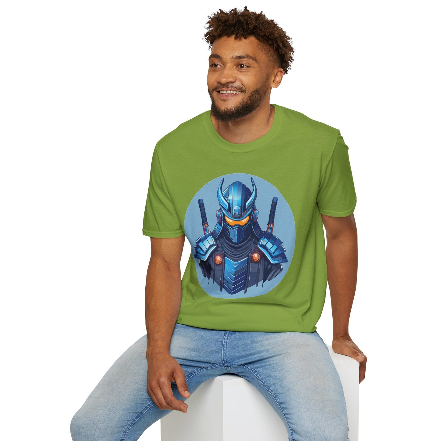 Samurai Shirt Unisex Softstyle T Shirt 100 Percent Ring Spun Cotton Gildan 64000