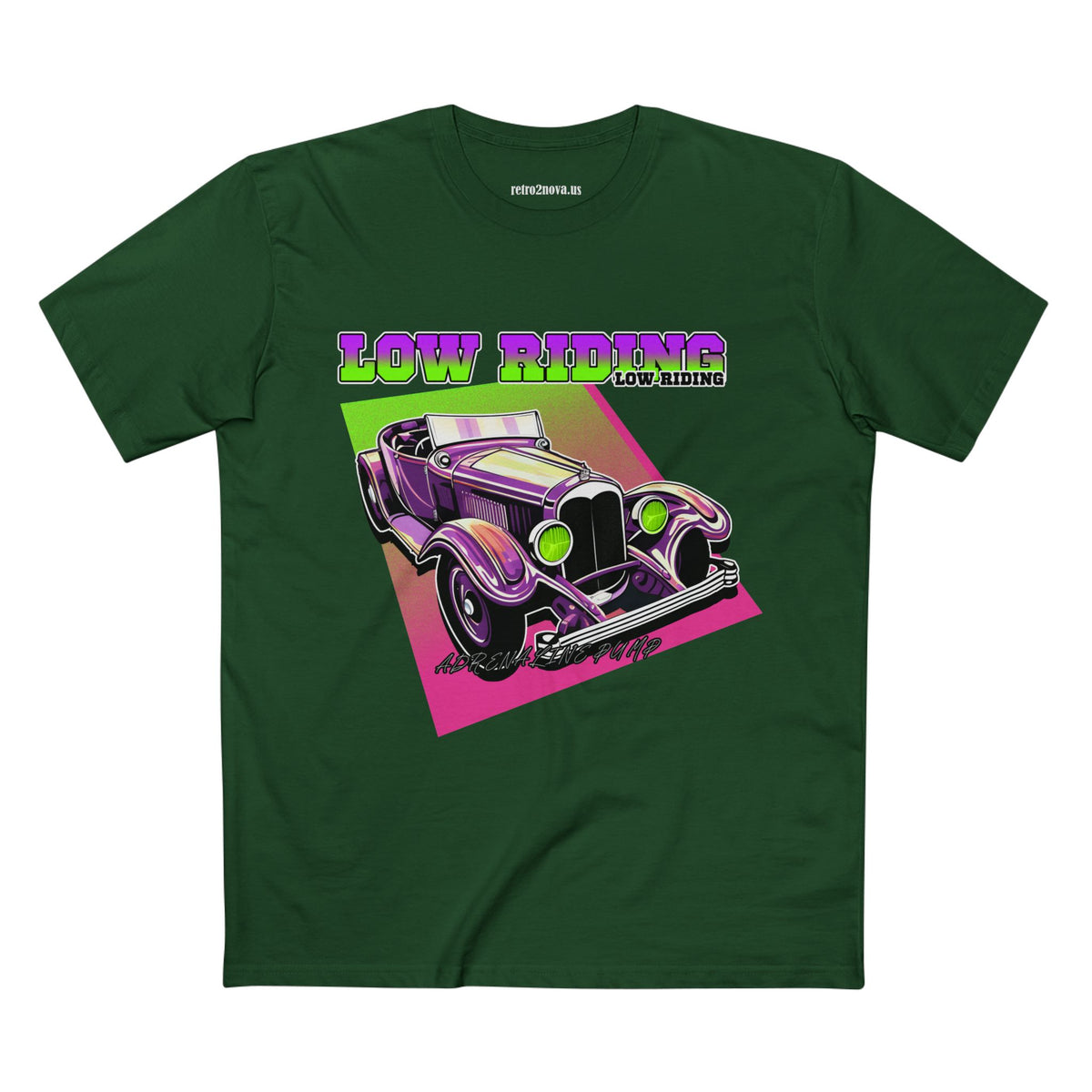 Retro Car Vintage Graphic Tee Staple Unisex 100 Cotton Tee Shirt - RC-9